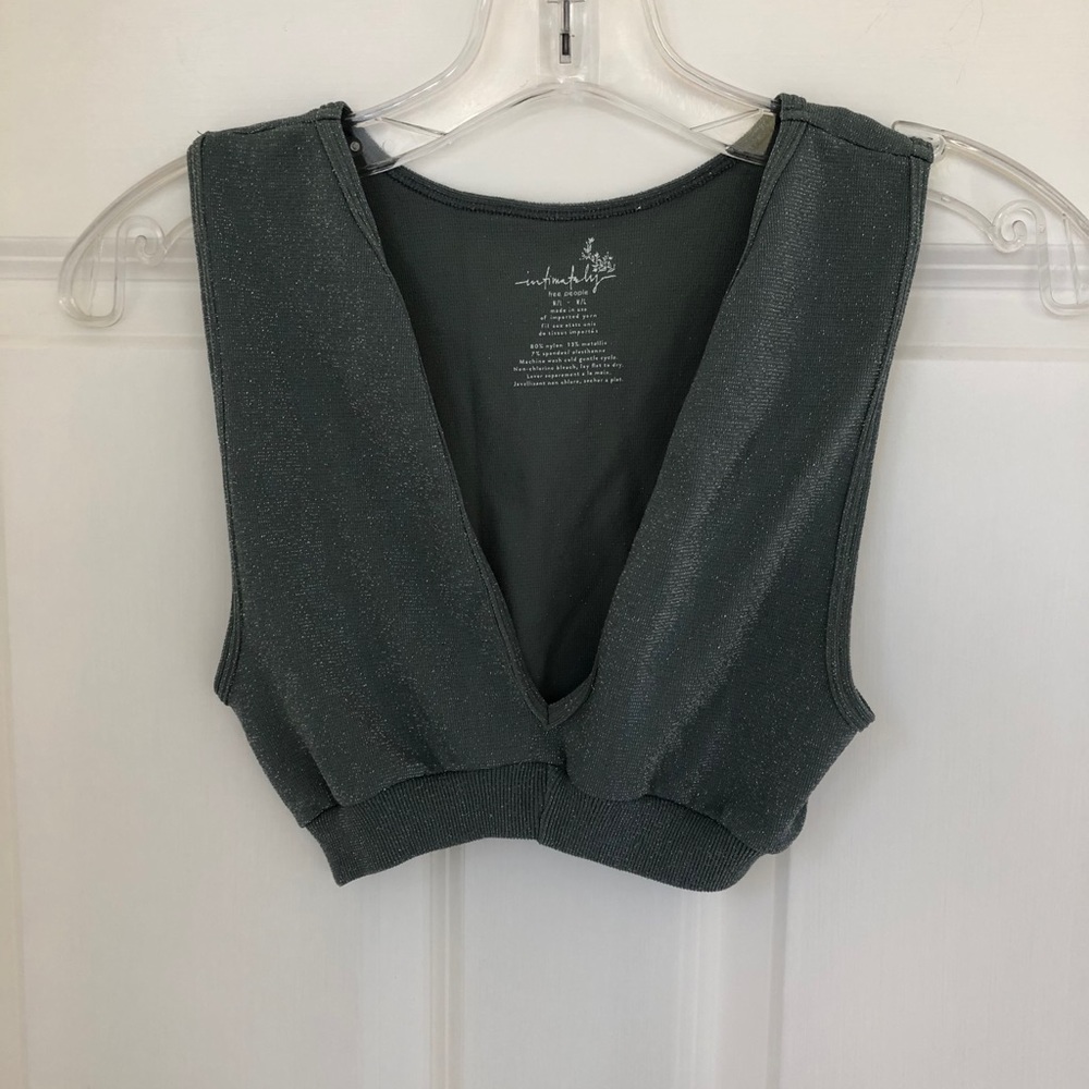 Sea foam green Free People bra top